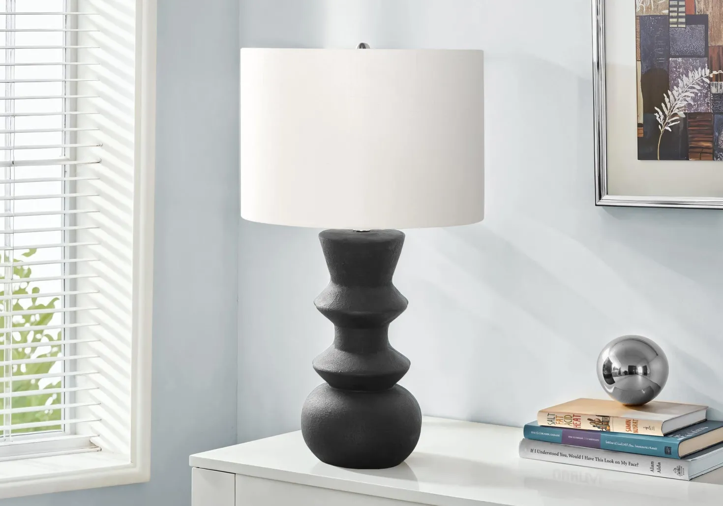 Lampe de table 26"H en céramique