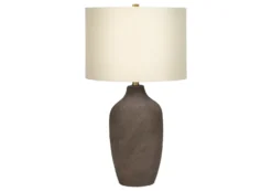 Lampe de table 27"H en céramique
