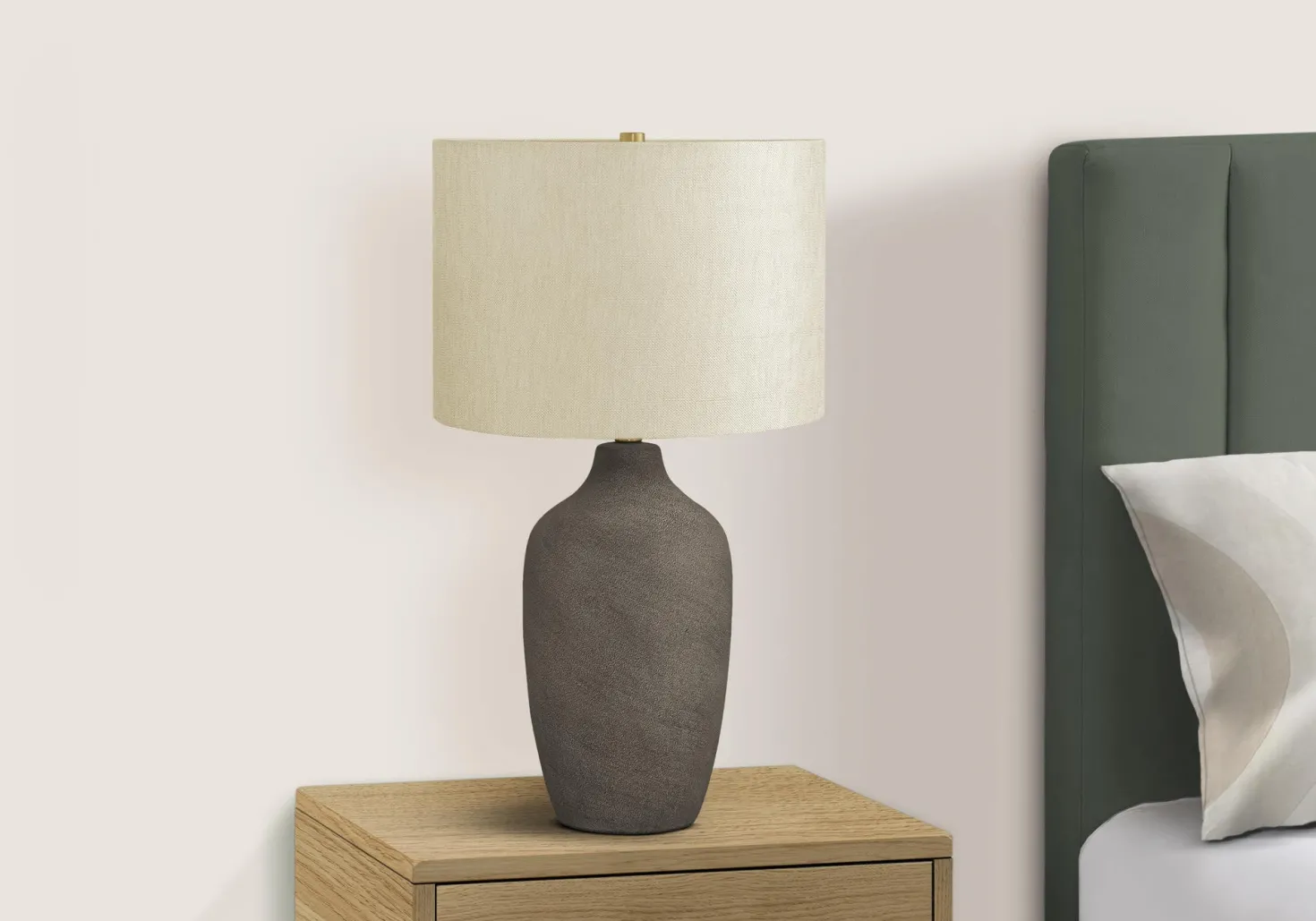 Lampe de table 27"H en céramique