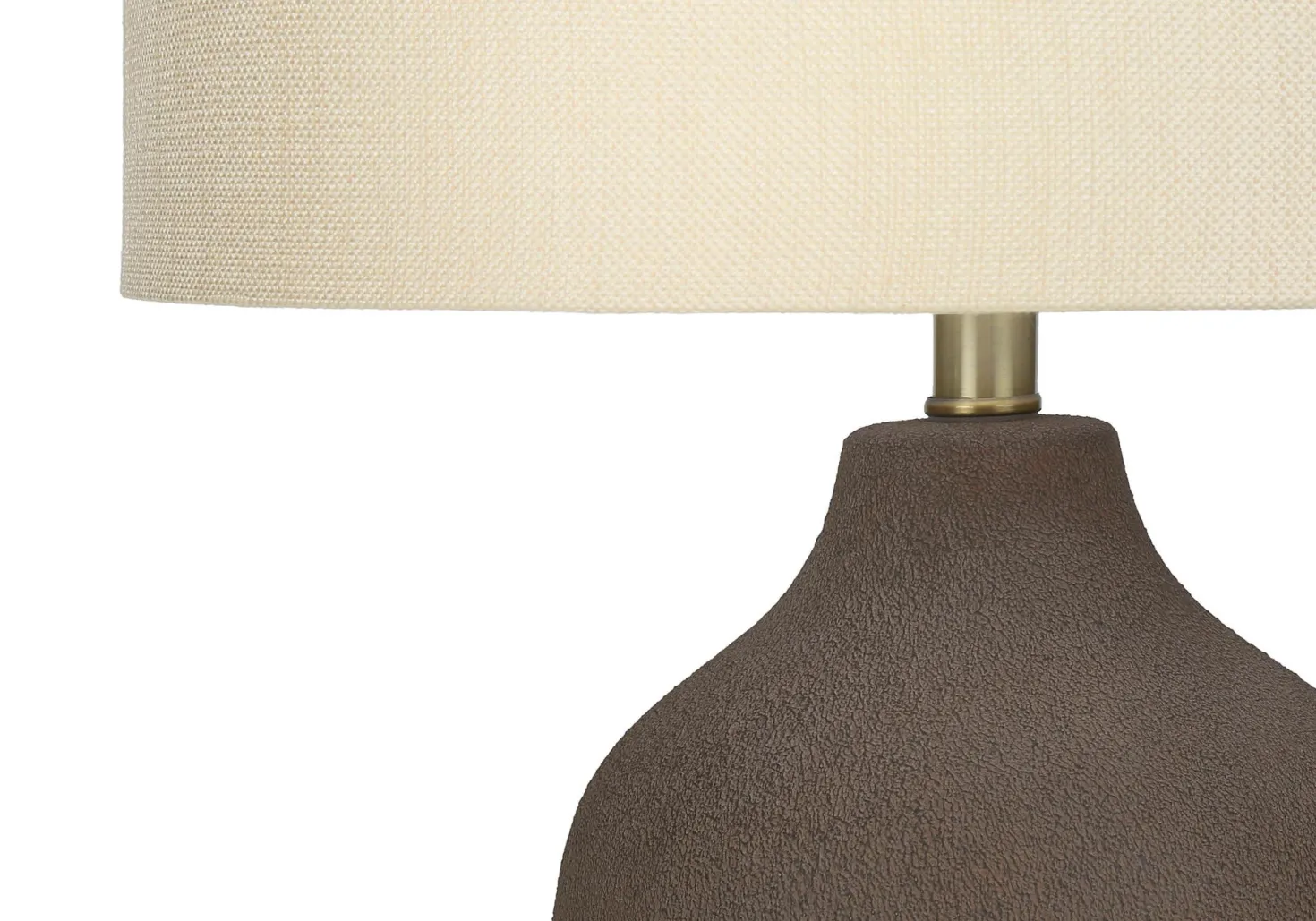 Lampe de table 27"H en céramique