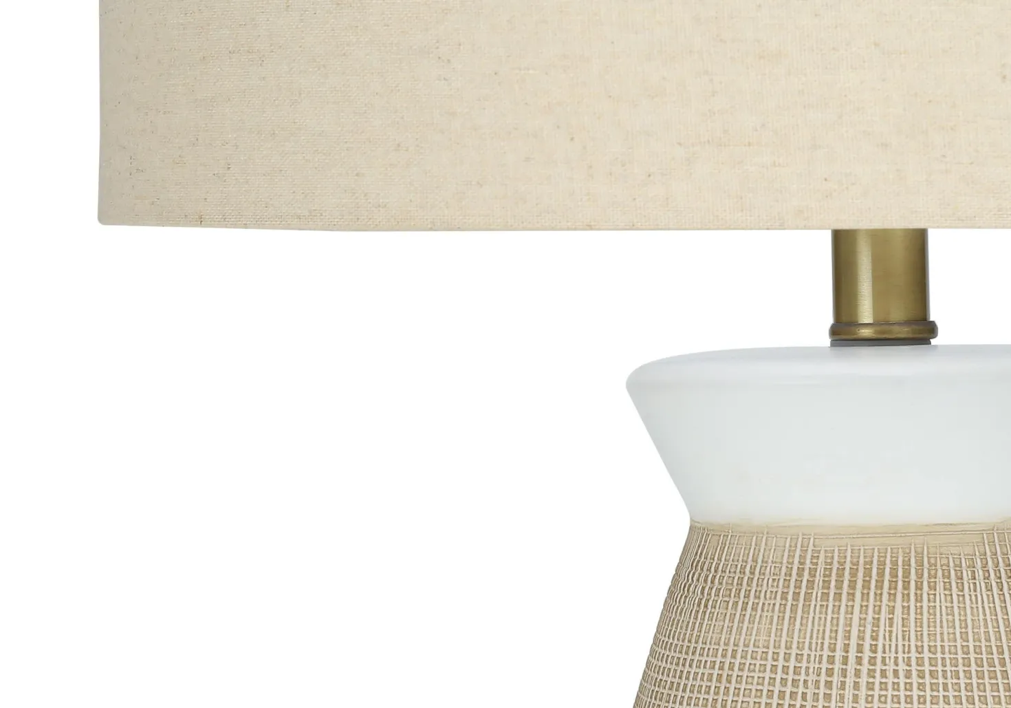Lampe de table 27"H en céramique