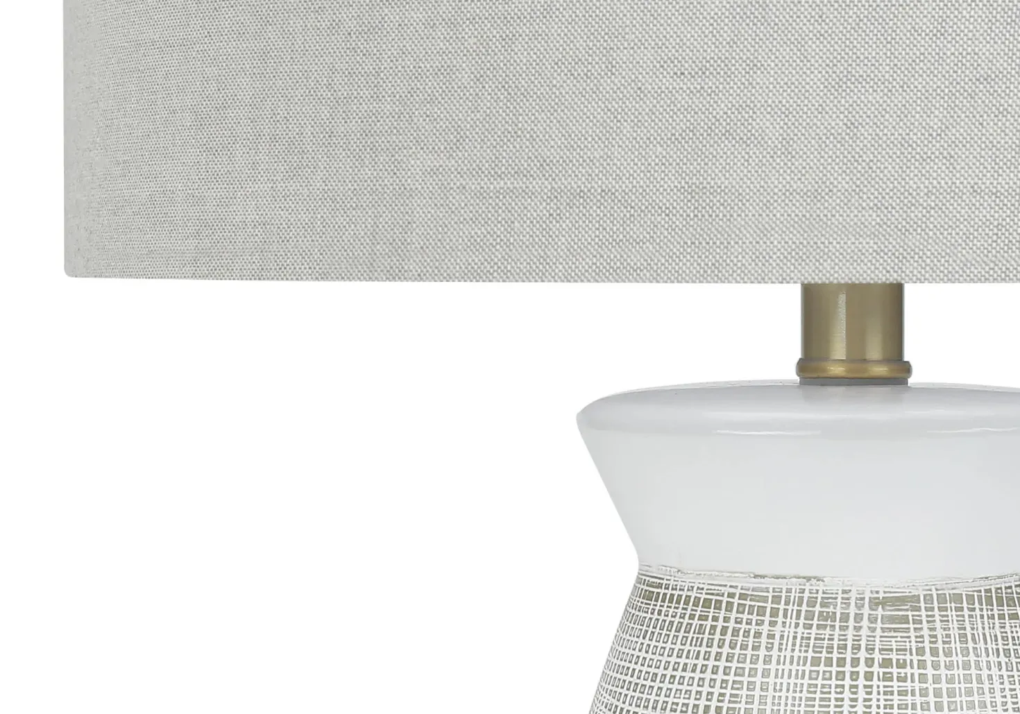 Lampe de table 27"H en céramique
