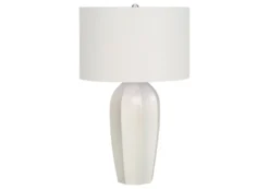Lampe de table 27"H en céramique