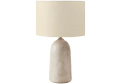 Lampe de table 27"H en céramique