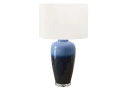 Lampe de table 29"H en céramique