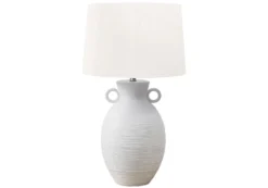 Lampe de table 30"H en céramique