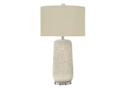 Lampe de table 31"H en céramique
