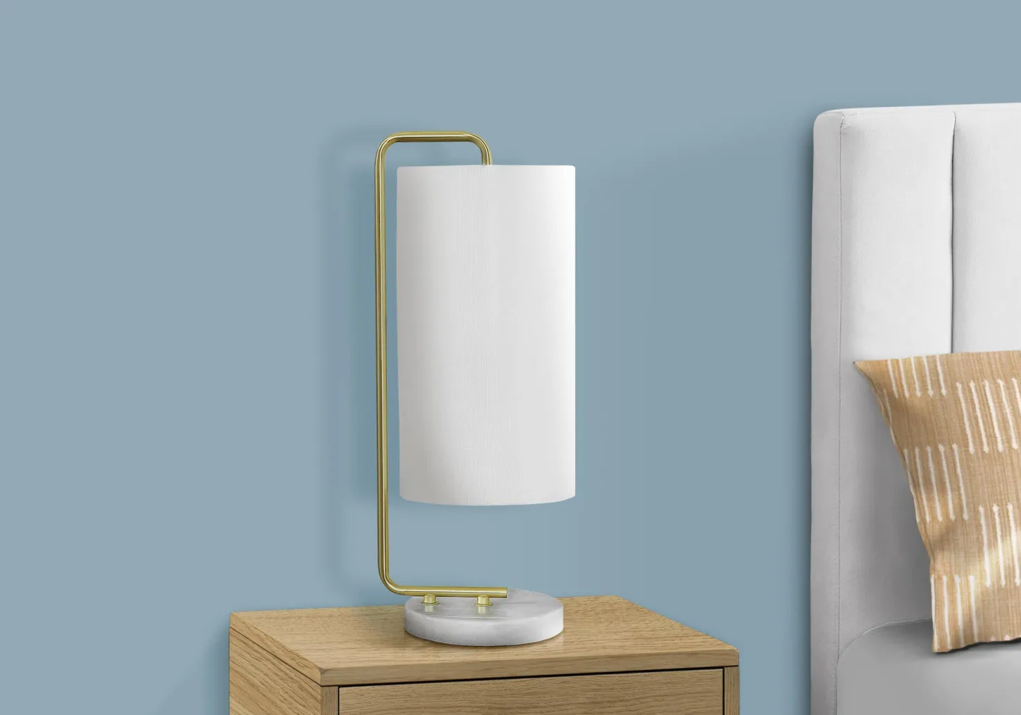 Lampe de table 20"H en faux marbre