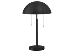 Lampe de table 20"H en métal