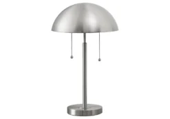 Lampe de table 20"H en métal