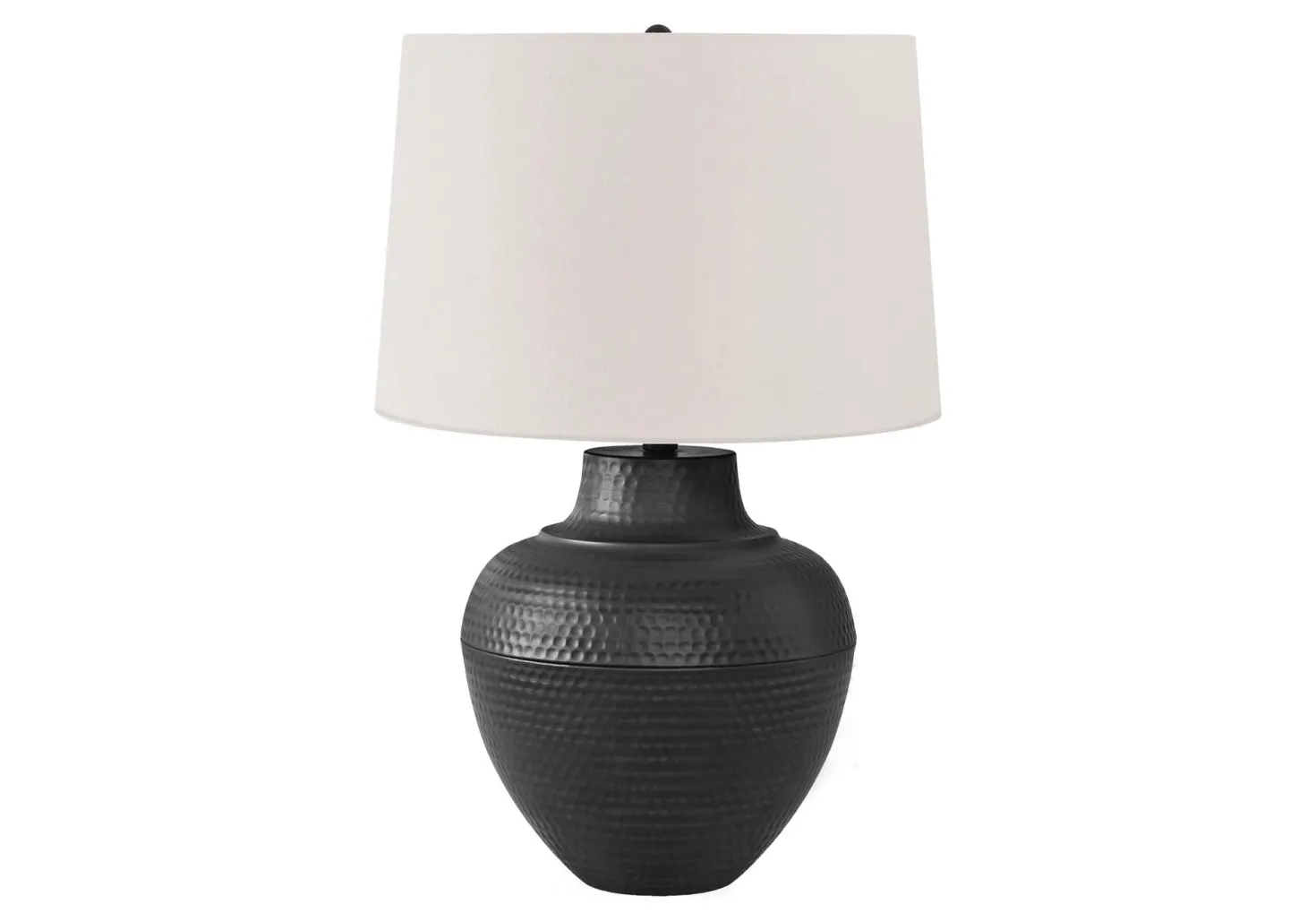 Lampe de table 26"H en métal