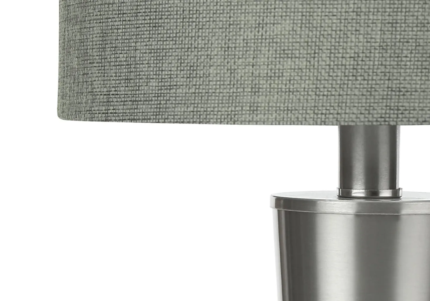 lampe de table 24"H en métal avec ports usb (bte de 2)