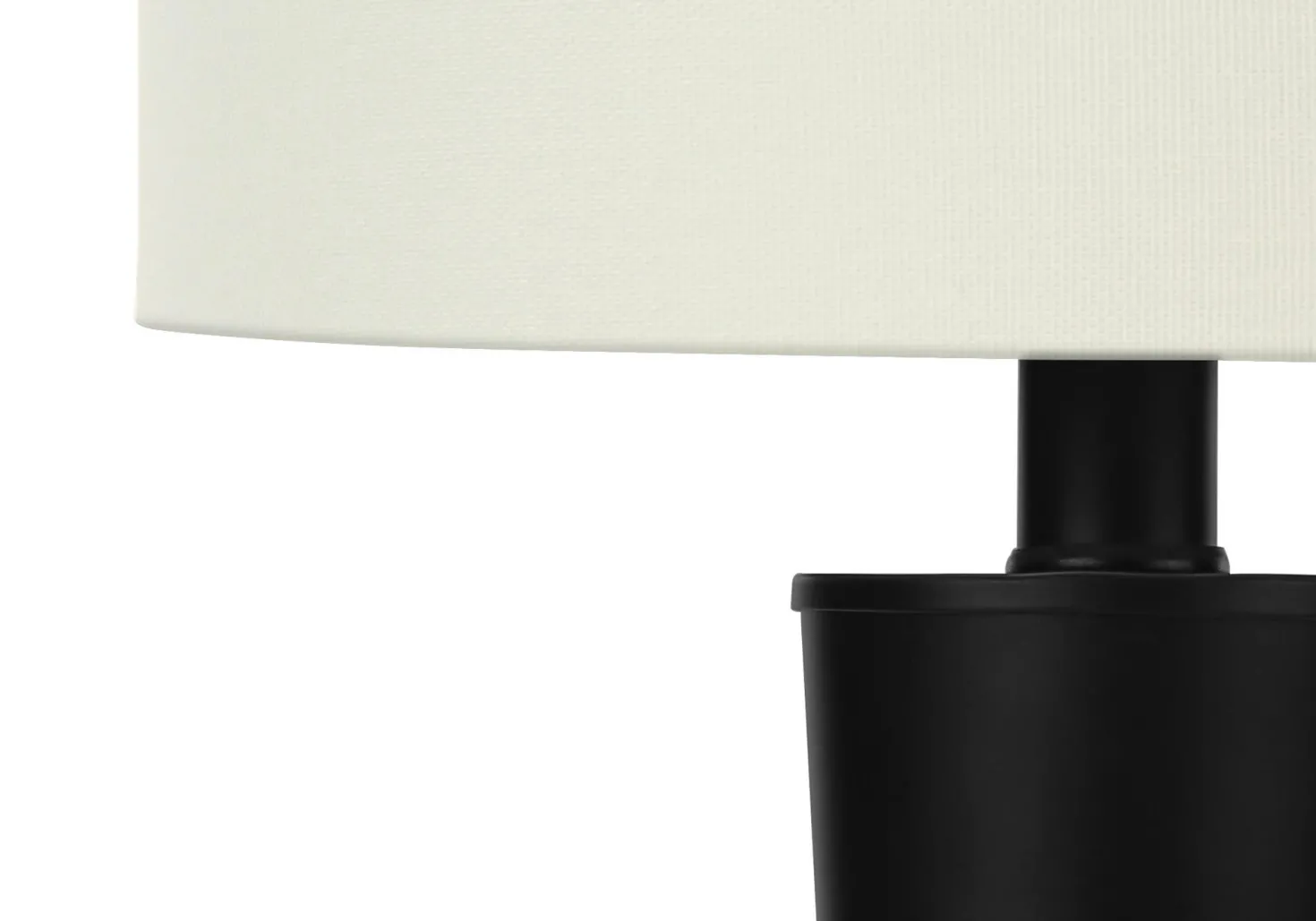 lampe de table 24"H en métal avec ports usb (bte de 2)