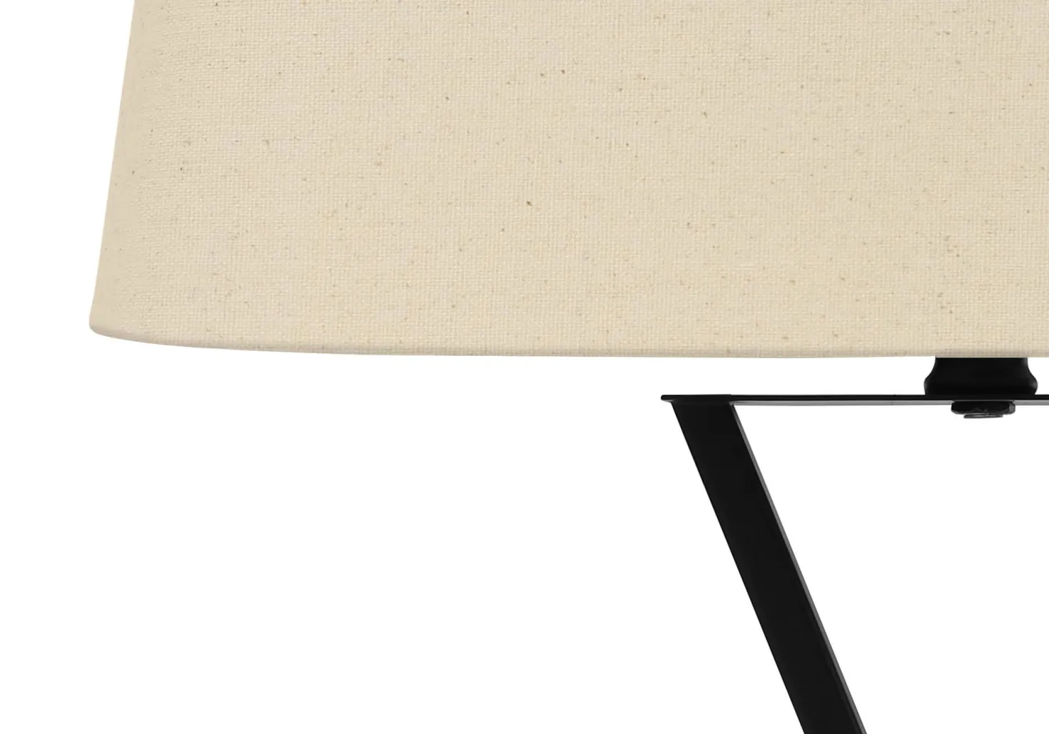 Lampe de table 25"H en métal avec ports usb