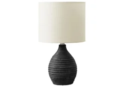 Lampe de table 17"H en résine