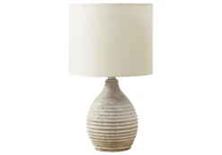 Lampe de table 17"H en résine