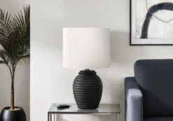 Lampe de table 17"H en résine