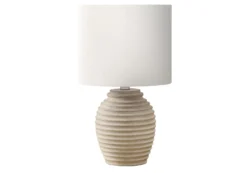 Lampe de table 17"H en résine