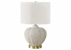 Lampe de table 21"H en résine