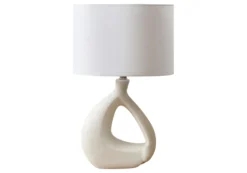 Lampe de table 23"H en résine