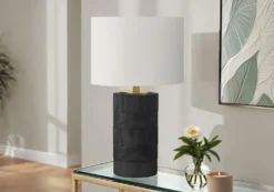 Lampe de table 24"H en résine