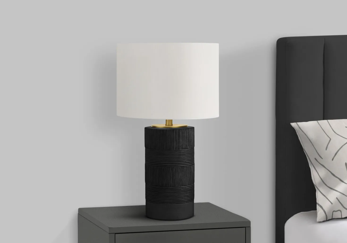Lampe de table 24"H en résine