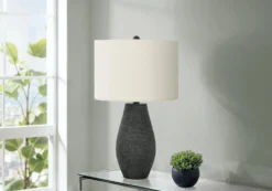 Lampe de table 24"H en résine
