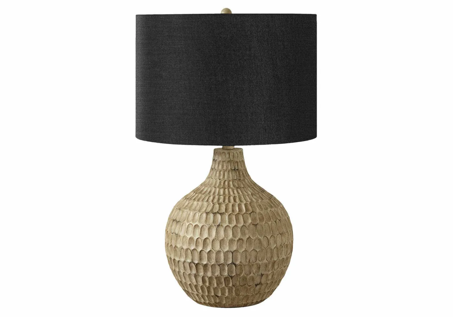 Lampe de table 25"H en résine