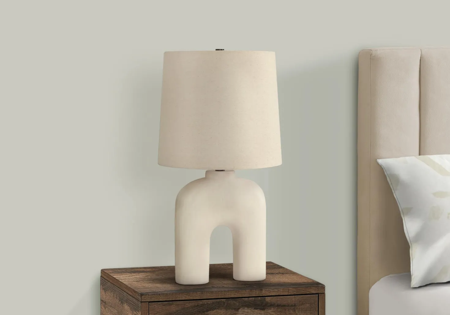 Lampe de table 25"H en résine
