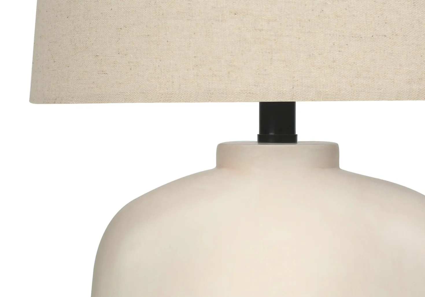 Lampe de table 25"H en résine