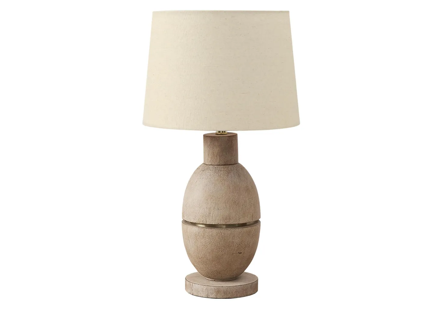 Lampe de table 25"H en résine