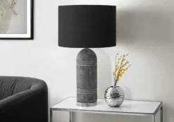 Lampe de table 28"H en résine