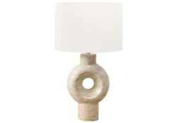 Lampe de table 28"H en résine