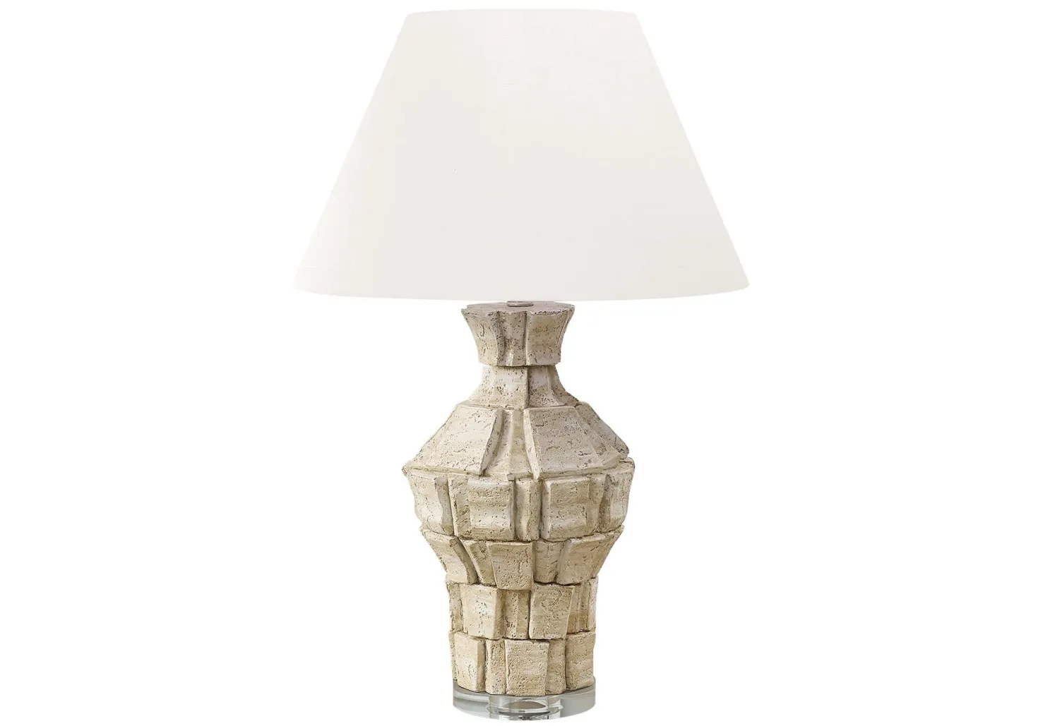 Lampe de table 28"H en résine