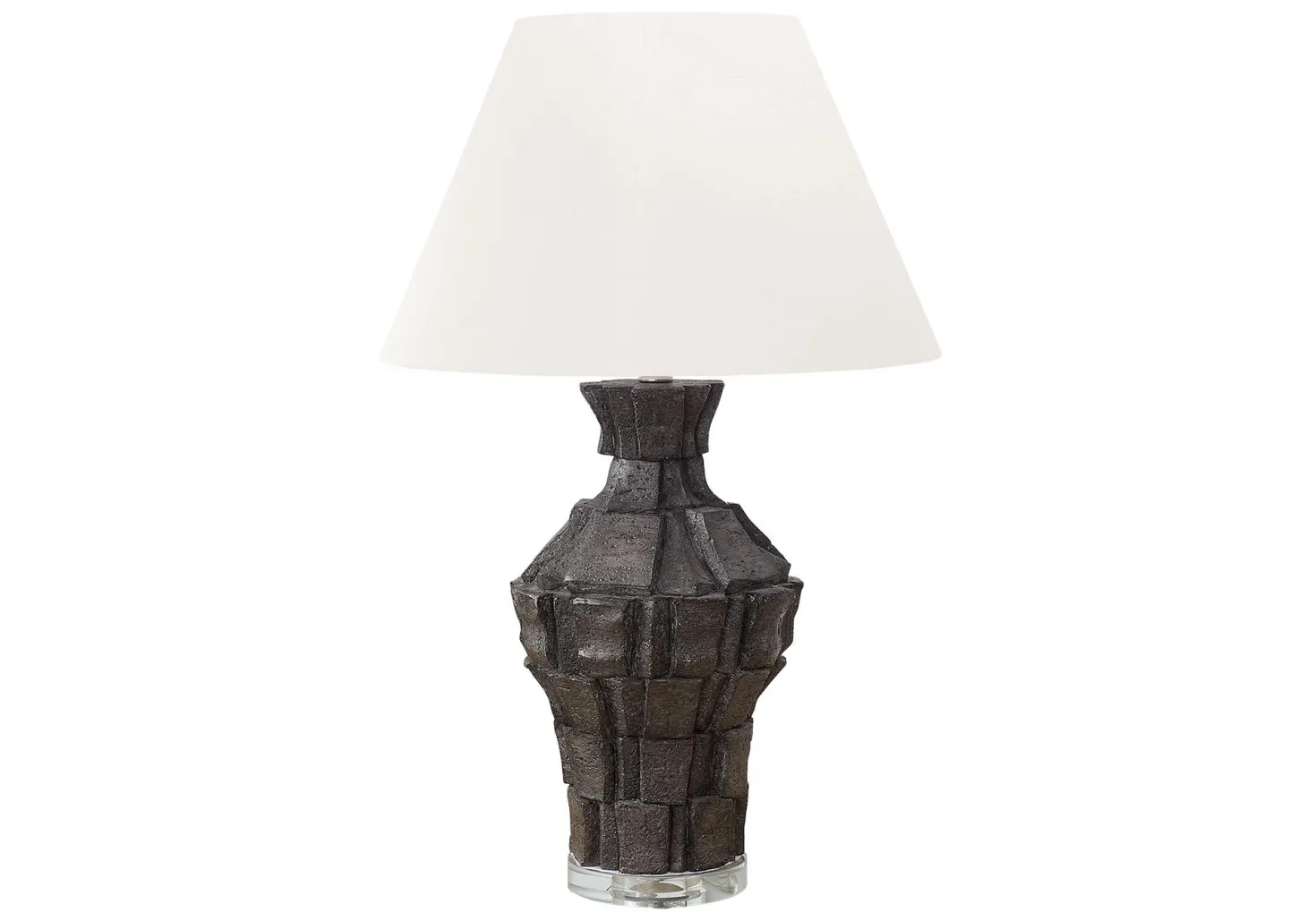 Lampe de table 28"H en résine