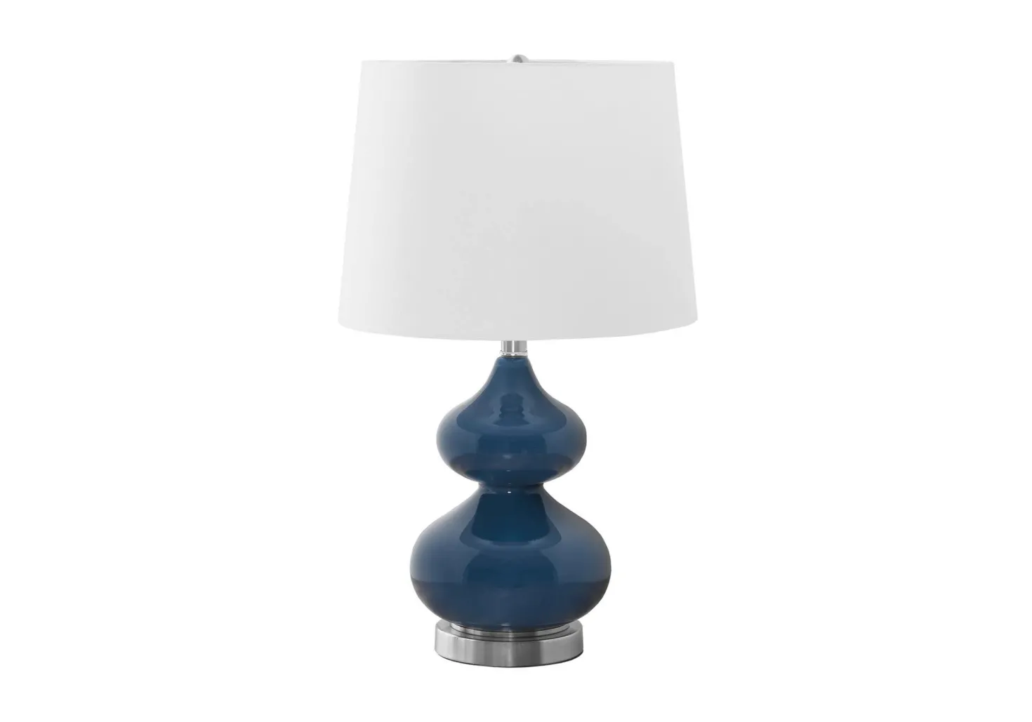 Lampe de table 24"H en verre