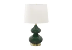 Lampe de table 24"H en verre
