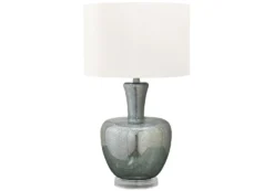 Lampe de table 26"H en verre