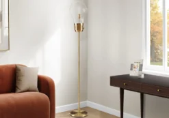 Lampe sur pied 71" en métal