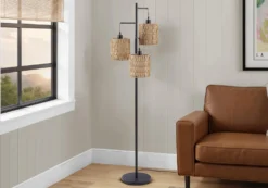 Lampe sur pied 73" en métal