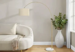 Lampe sur pied 79" en métal