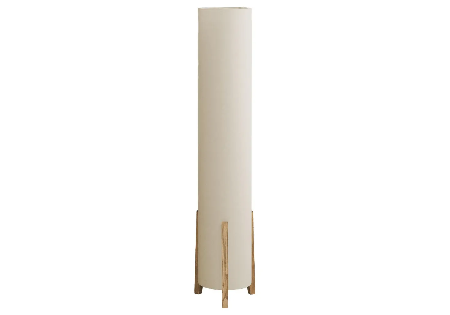 Lampe sur pied 50"H en aspect bois