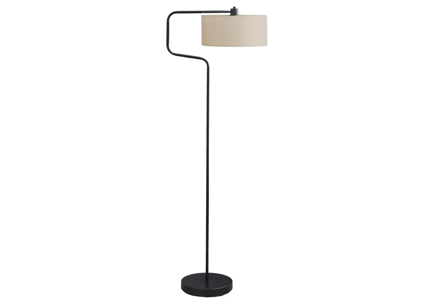 Lampe sur pied 61"H en métal