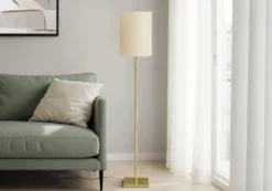 Lampe sur pied 62"H en métal