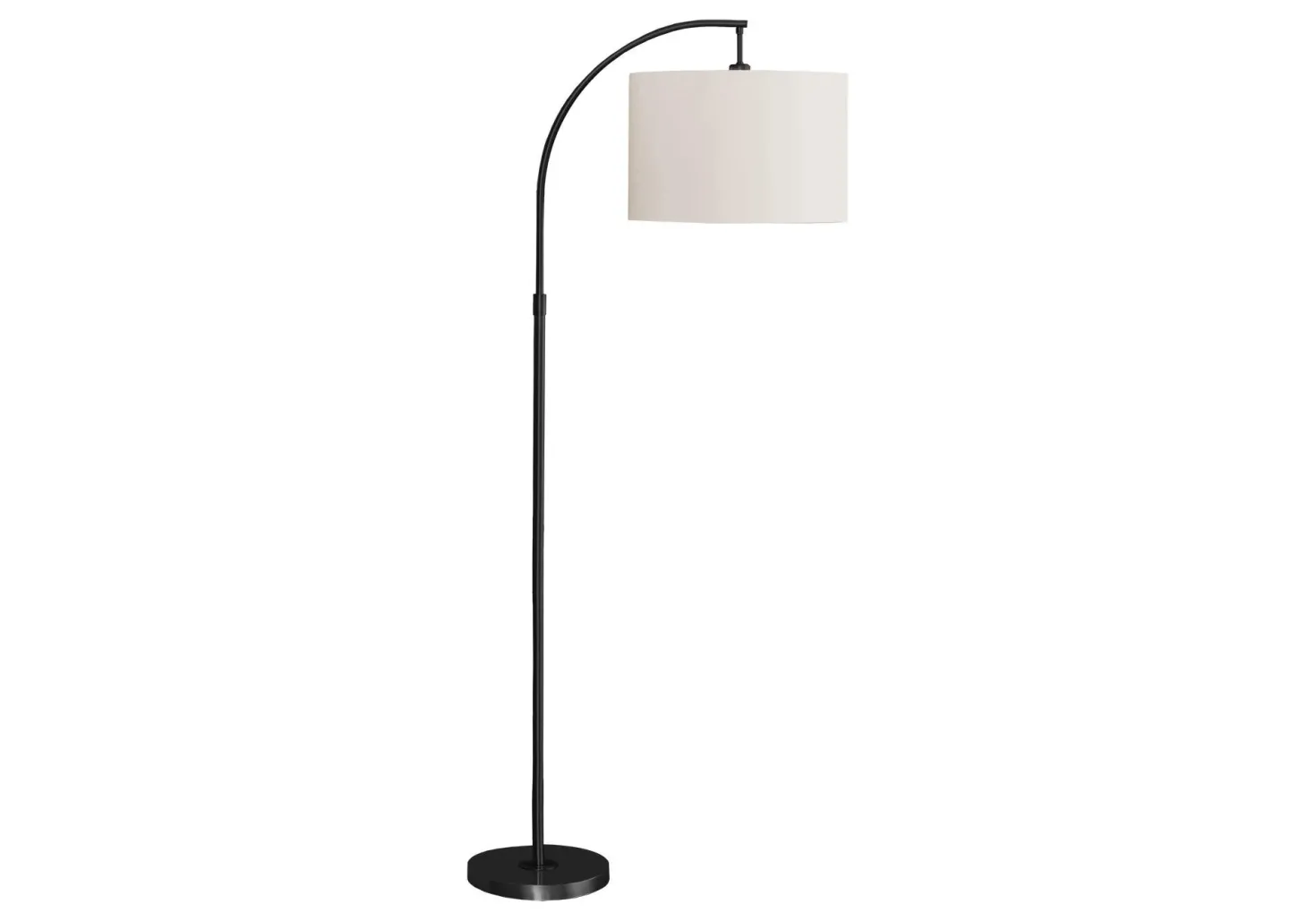 Lampe sur pied 65"H en métal