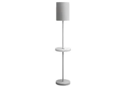 Lampe sur pied 62"H en métal avec port usb