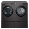 LG ENS Buanderie 4 morceaux, Inox noir