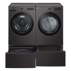 LG ENS Buanderie 4 morceaux, Inox noir
