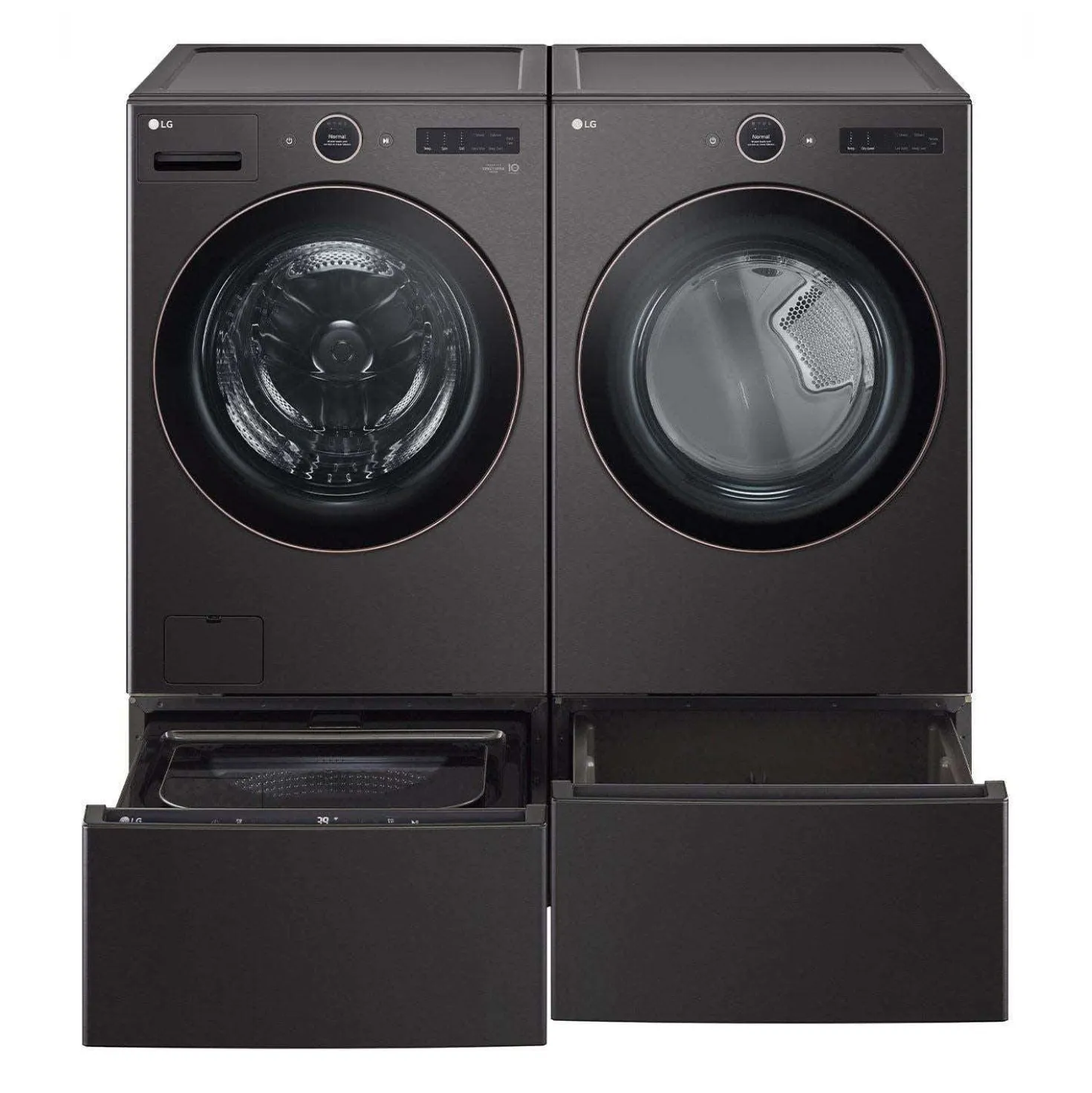LG ENS Buanderie 4 morceaux, Inox noir
