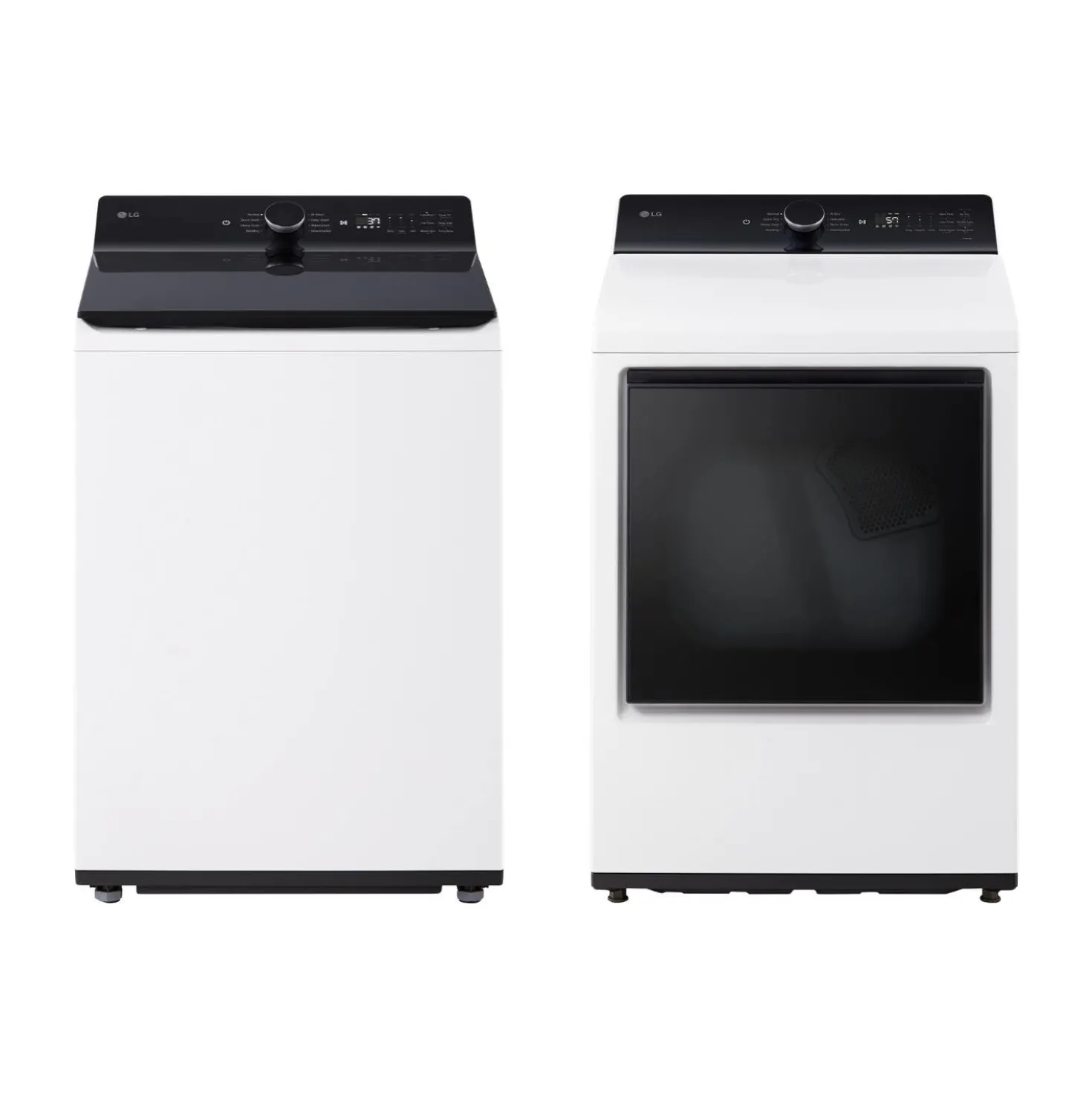 LG Ensemble laveuse sécheuse, Blanc, Chargement par le haut